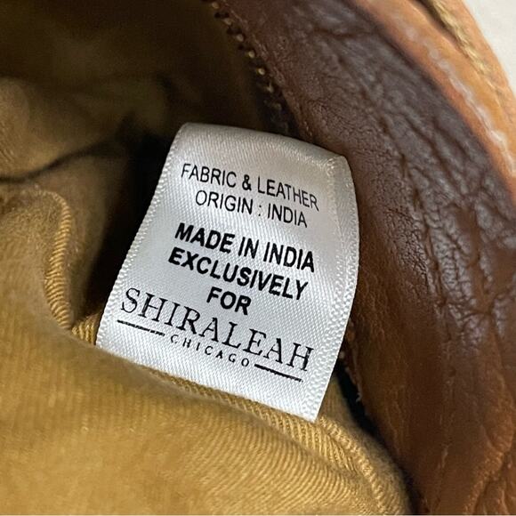 Shiraleah Chicago Tan Purse leather crossbody bag - Picture 7 of 14